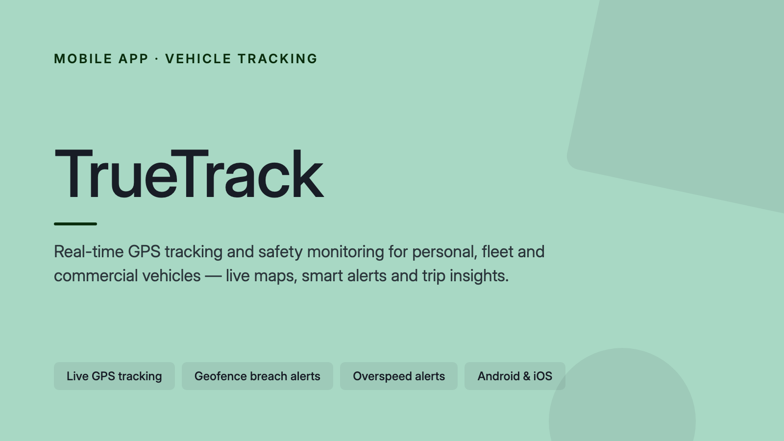 TrueTrack — real-time vehicle tracking
